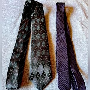 Bundle of 2 Ben Sherman Mens Tie Good Condition